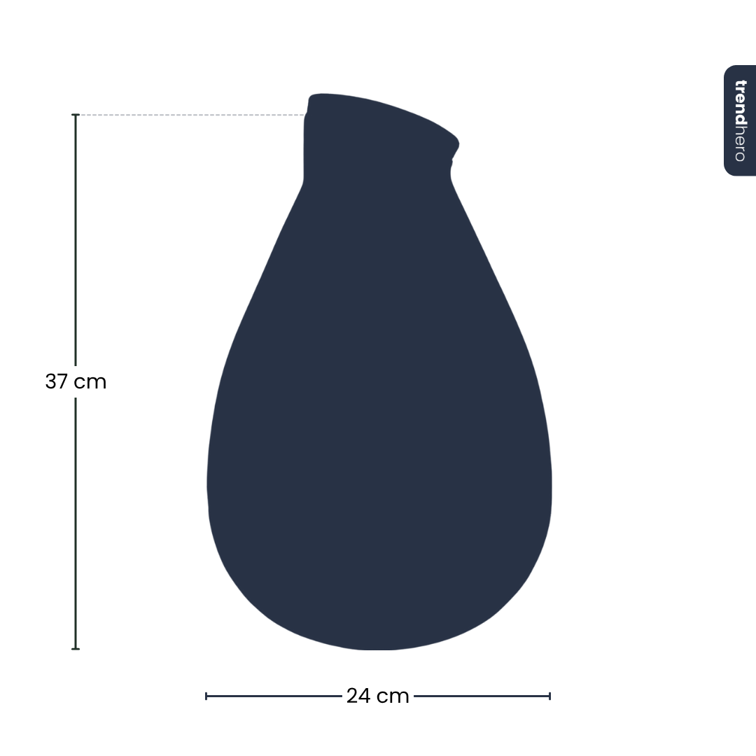 Bouteille terrarium avec bouchon en liège - Drop XL - Ø 24 cm ↑ 37 cm