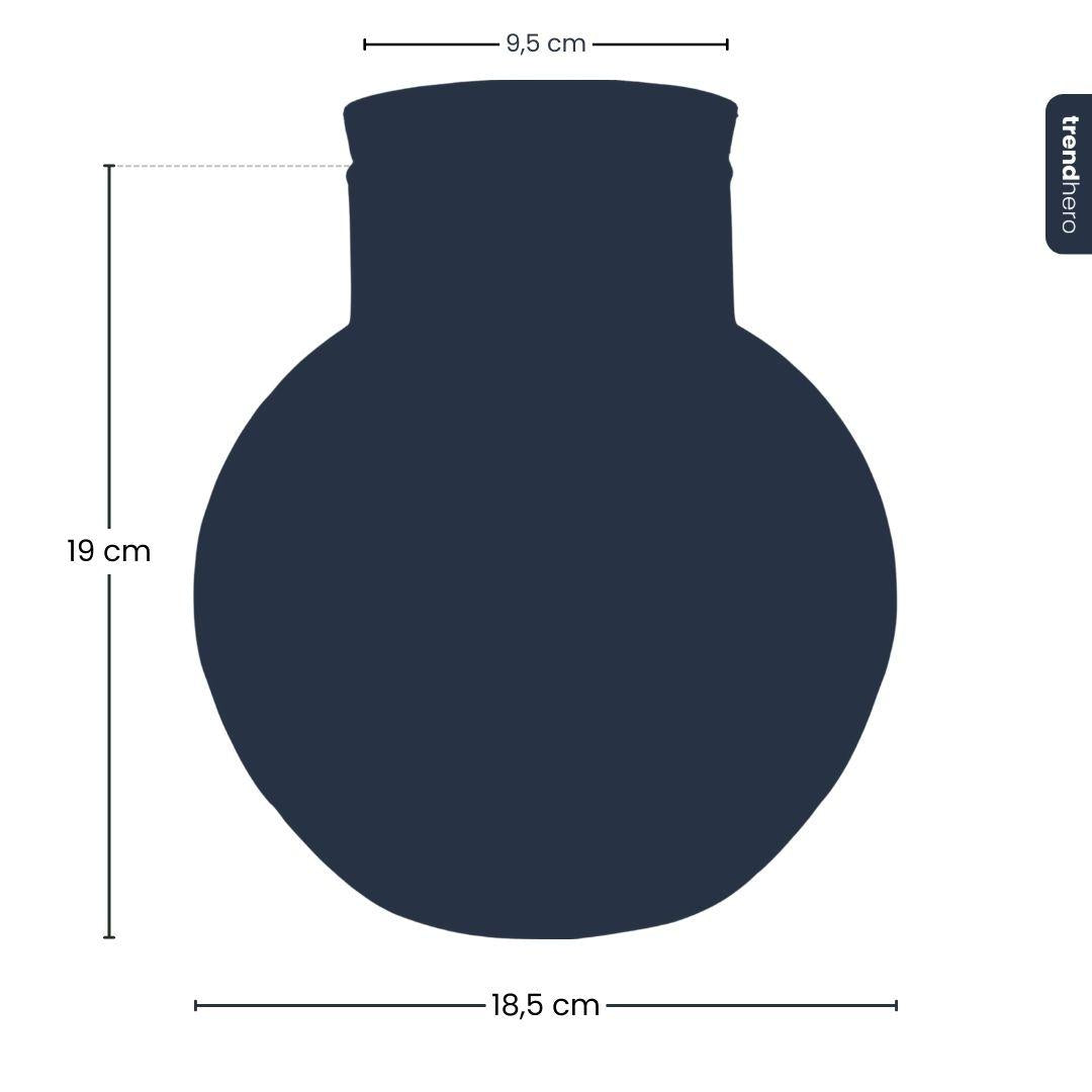 Bouteille terrarium avec bouchon en liège - Noah - Ø 18,5 cm ↑ 19 cm